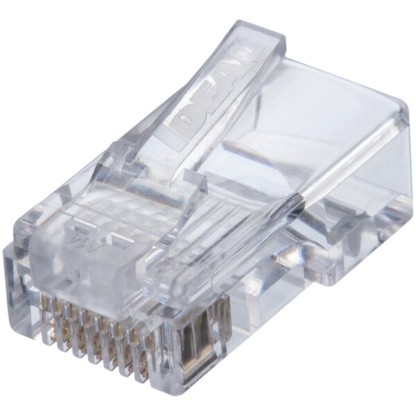 Ideal CAT-5E Feed-Thru RJ45 Mod Plugs, Pack/25 85-371
